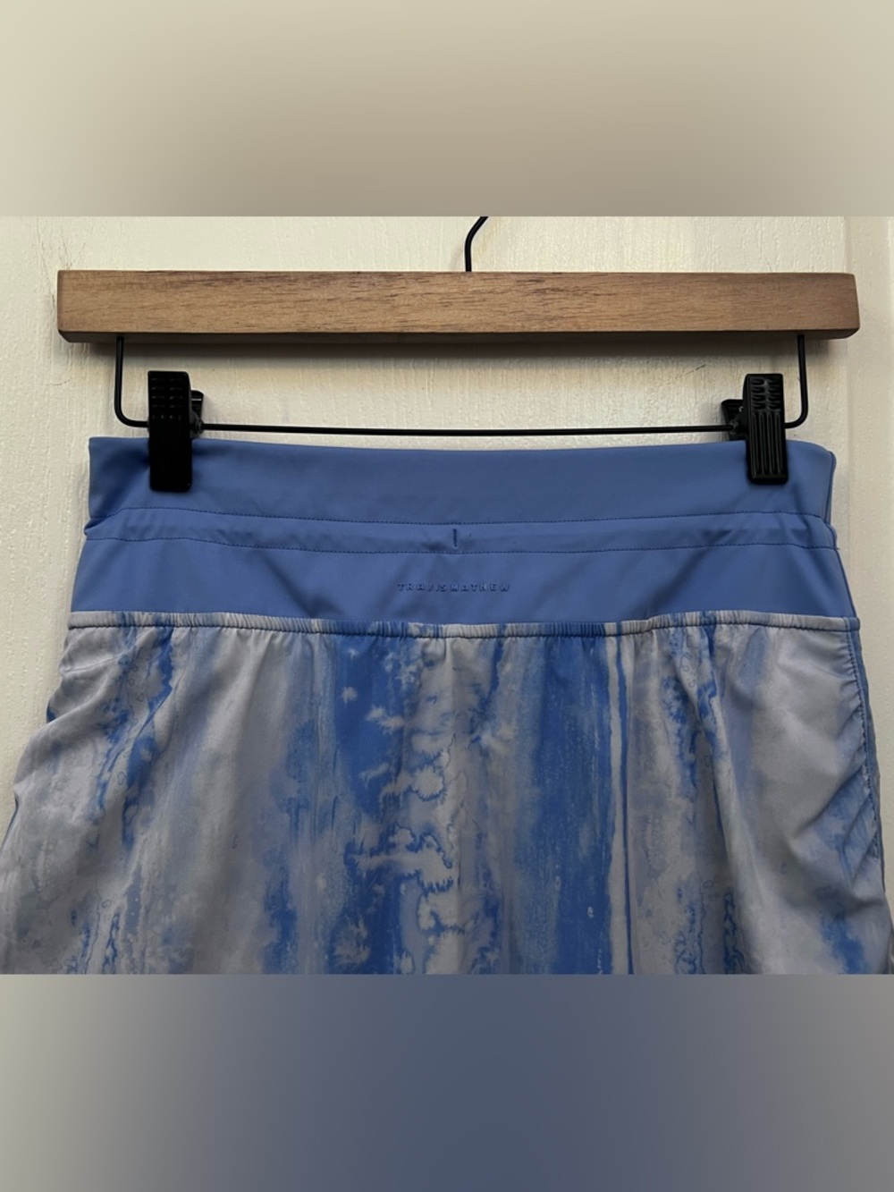 TravisMathew Blue Marble Print Ruched Golf Tennis Skort Women’s Small - Picture 9 of 12